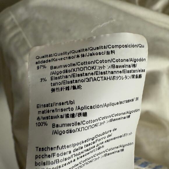 BOSS Hugo Boss Dalema White Khaki Utility Short Sleeve Shirt Dress Size 8 - Picture 16 of 16